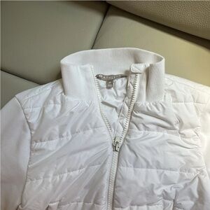 Athleta Cream Fleece Jacket